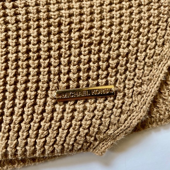 Michael Kors Thermal Cowl Neck Waffle Knit Sweater - Picture 11 of 12